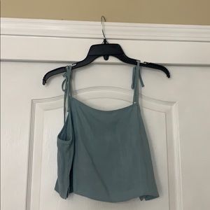 Lottie Moss light blue tank top